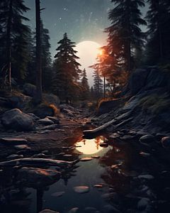 Romantische Winterlandschaft