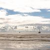 Zicht op de Waddenzee vanaf de Noordsvaarder op Terschelling van Floris van Woudenberg