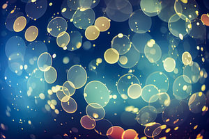 Dots Bokeh Header Hintergrund Illustration 03