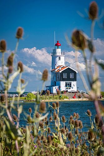 De vuurtoren van Marken, Nederland