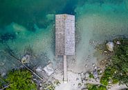 Le hangar à bateaux vu d'en haut, Obersee, Bavière par Denis Feiner Aperçu