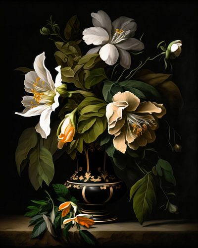 Still life with flowers.