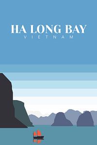 Vietnam - Baie d'Ha Long sur Walljar