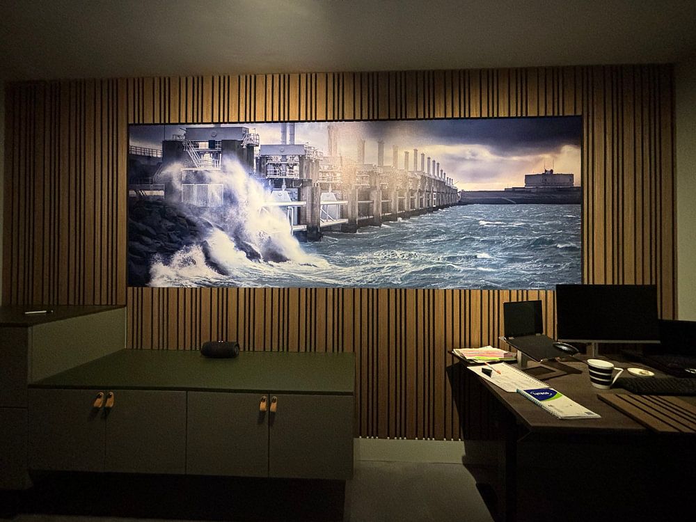 Storm at Neeltje Jans  by Sander Poppe 