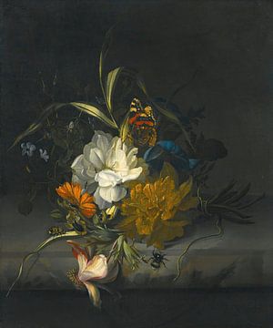 Stillleben mit Ringelblumen, Rachel Ruysch