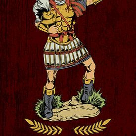Romeinse tribuun in volledige gevechtsuitrusting van Pixelbull Design