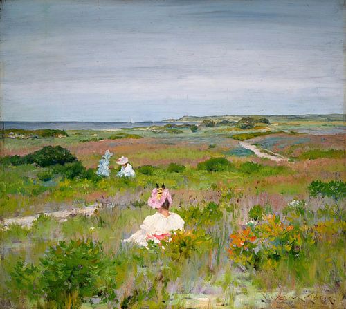 Landschap: Shinnecock, Long Island, William Merritt Chase