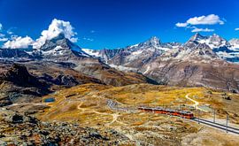 Gornergratbahn, Zermatt, Schweiz von Freek van Oord