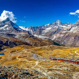 Gornergratbahn, Zermatt, Schweiz von Freek van Oord