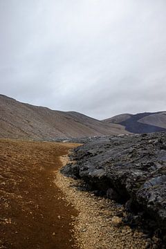 Erstarrte Lava aus nächster Nähe in Island | Reisefotografie von Kelsey van den Bosch