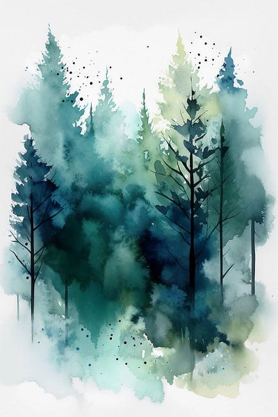 Winter in the forest by haroulita