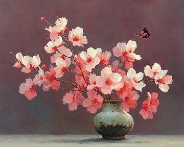 Blossom and Butterfly by Wonderful Art