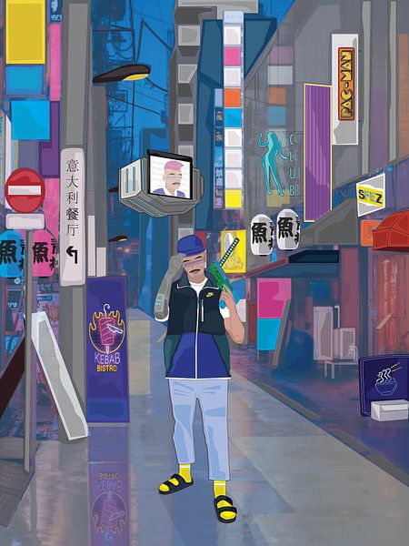 cyber punk japan future von Sfez