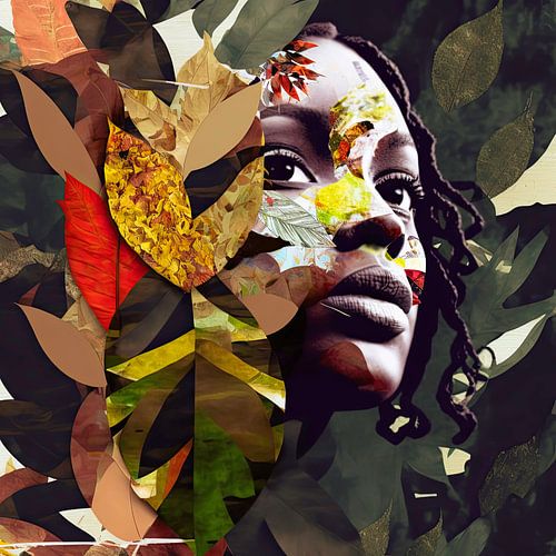 Vrouwenportret collage #03