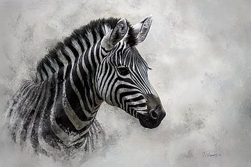 Elegant Zebra by PixelPrestige