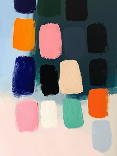 Abstrakte Malerei "Colour Blocking"