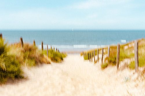 Impressie van het strand