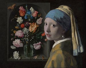 Mädchen mit Perlenohrring - Stillleben Jacob de Gheyn
