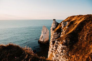 The coast of France Etretat by Lindy Schenk-Smit