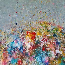 Éclaboussures de peinture sur Angel Estevez