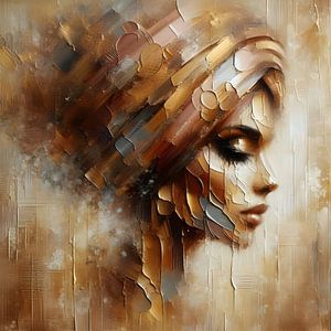 Frau mit Turban