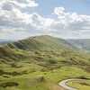 Blick über den Peak District | England von Wandeldingen