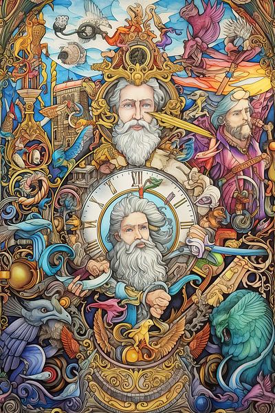 Gemälde Der Nexus des Verstehens von ARTEO Gemälde