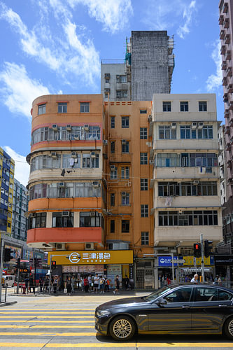 Les rues colorées de Hong Kong