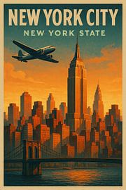 New York City by Poster Art Shop
