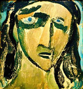 Wahnsinniger Hexenkopf (um 1914) von Amadeo de Souza-Cardoso