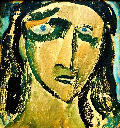 Wahnsinniger Hexenkopf (um 1914) von Amadeo de Souza-Cardoso