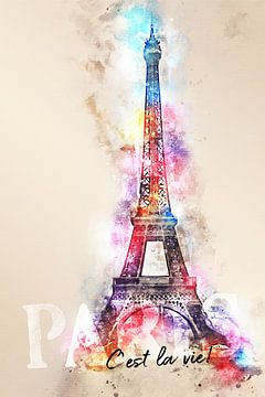 Eiffelturm - Paris von Sharon Harthoorn