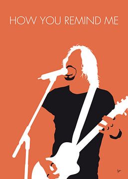 No183 MY Nickelback Minimal Music poster van Chungkong Art