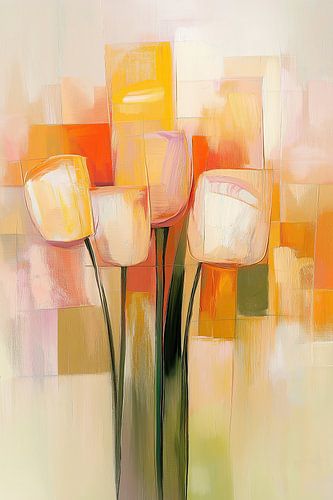 Tulipes abstraites #6