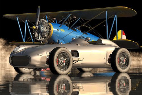 Mercedes W196 - Een iconische sportwagen uit 1954
