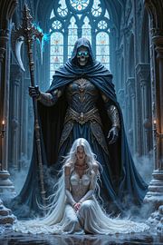 NOCTYRALIS – The Grim Reaper with a Young Woman in the Cathedral