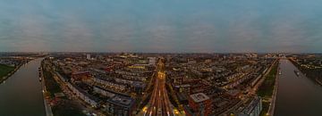 Boven de Prins Clausbrug