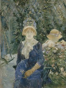 Vrouw in een tuin, Berthe Morisot