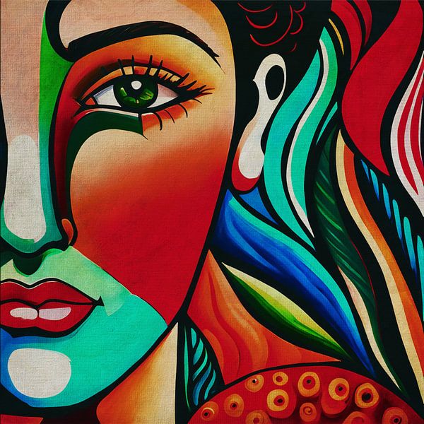 Portretten geschilderd in expressionistische stijl nr.15 van Jan Keteleer
