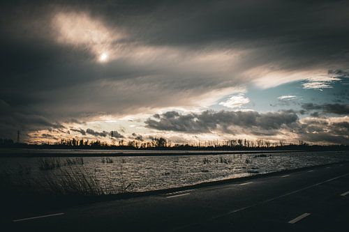 Wolkenformatie Biesbos