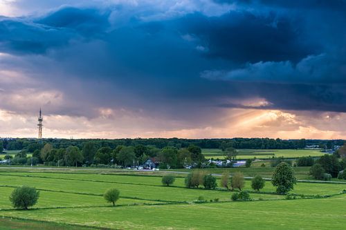 Zwolle na een regenbui