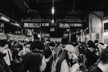 Heure de pointe à Tokyo : des flots de personnes à la gare au Japon sur NZME Photography