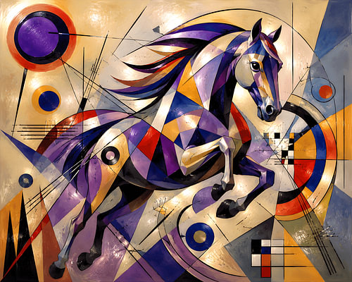 leaping horse