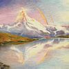 Matterhorn avec arc en ciel sur Marita Zacharias