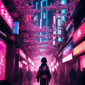 sakura cyberpunk van jauhari picture graphic