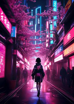 sakura cyberpunk van jauhari picture graphic