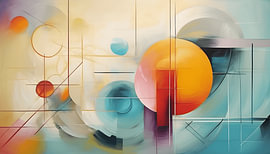Malerei abstrakt von WeLoveArt