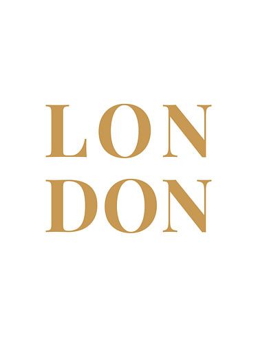 LONDON (in wit/goud)