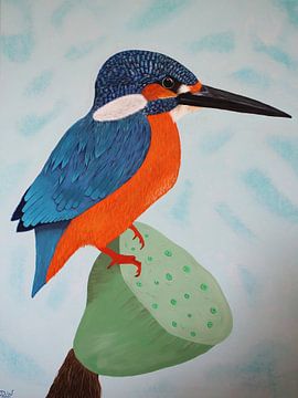 Kingfisher - Fly Away by Dineke Wilkens
