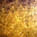 Mosaik Dreieck gold gelb #mosaik von JBJart Justyna Jaszke Miniaturansicht
